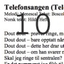 Telefonsangen